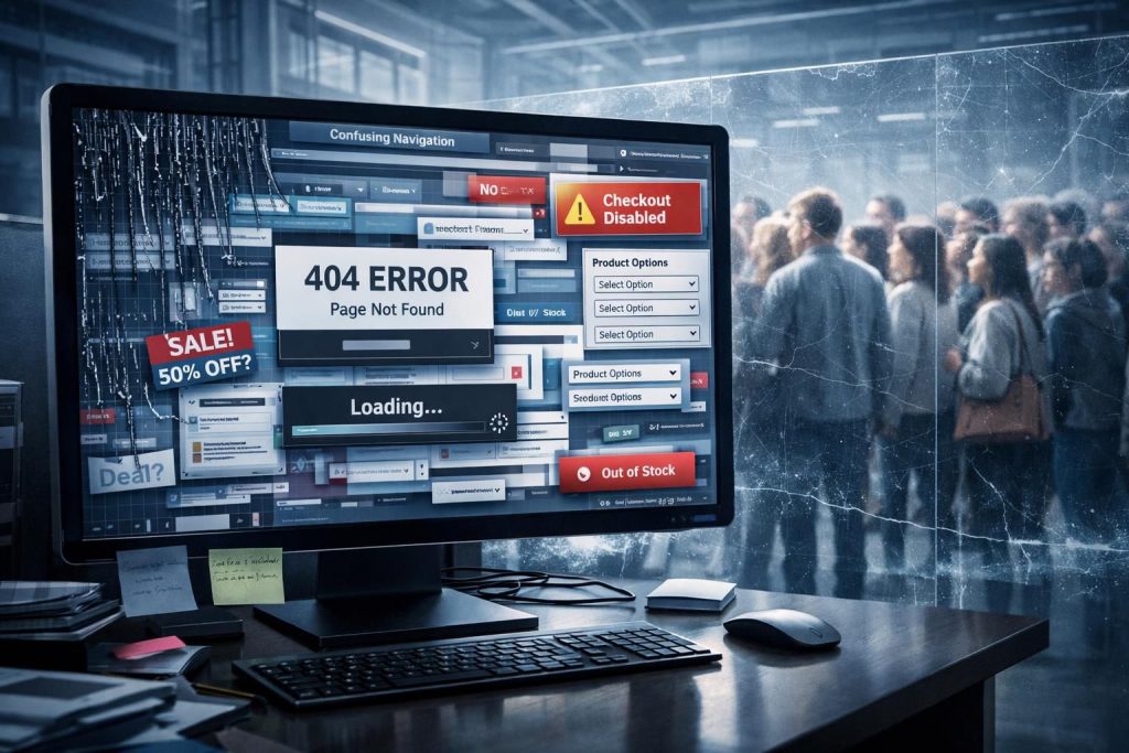 entdecken sie die häufigsten strukturellen fehler, die den verkauf digitaler produkte trotz vorhandenem traffic verhindern, und erfahren sie, wie sie diese effektiv beheben können.