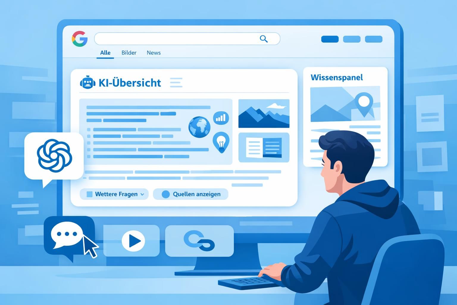 entdecken sie, wie das zero-click-web durch generative suchergebnisse transformiert wird und welche auswirkungen dies auf die zukunft der internetsuche hat.